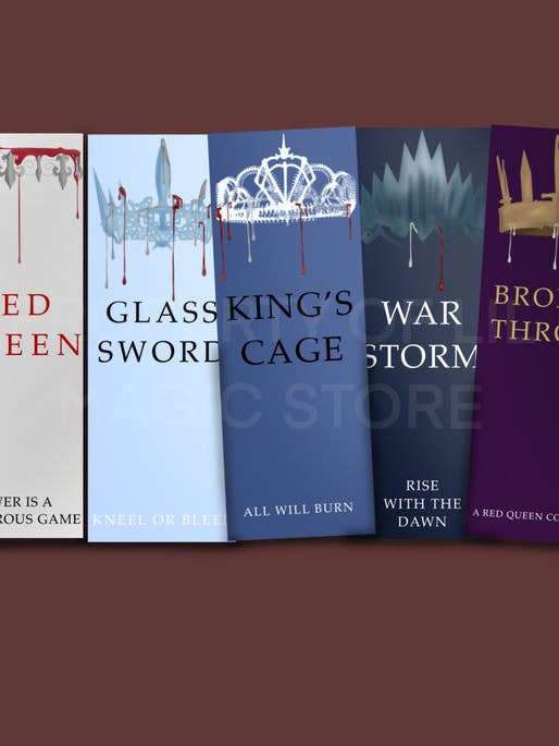 Red Queen Bookmark || Red Queen by Victoria Aveyard for wholesale by Lil Magic Store