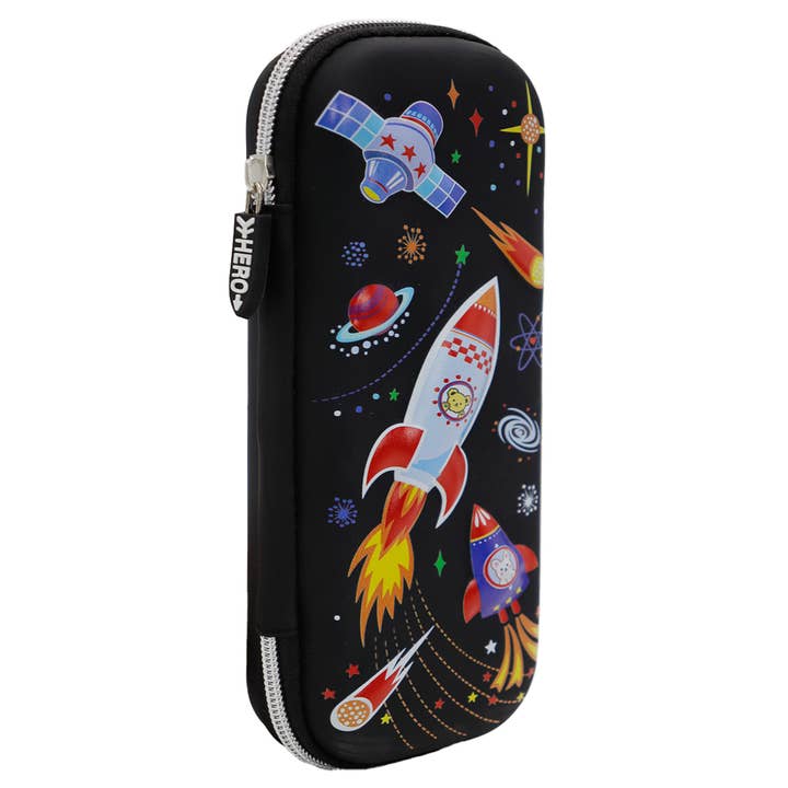 Cap Zone - Wholesale Pencil Case/Pouch - Little Boys Dinosaur Galaxy Embossed School Pencil Case1