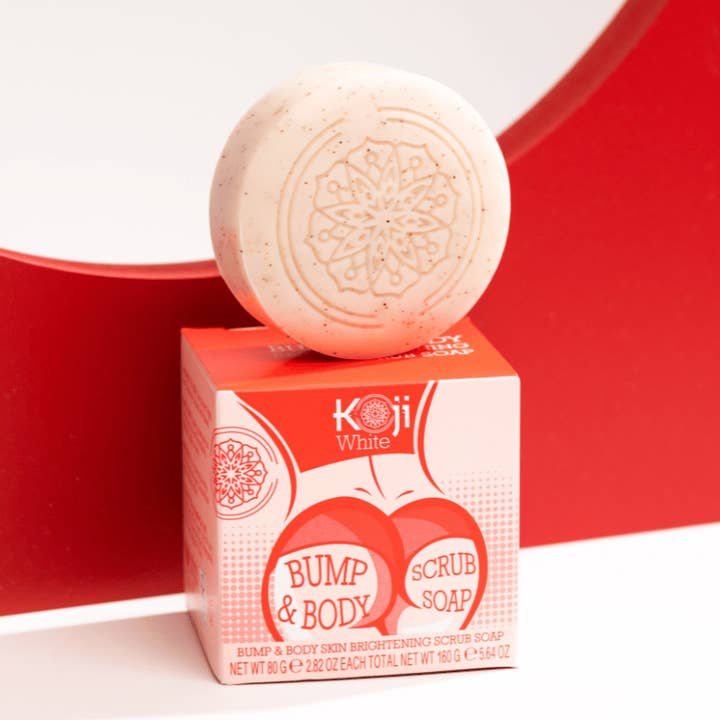Koji White Kojic Acid Bump Eraser Body Scrub Soap for wholesale by Koji White