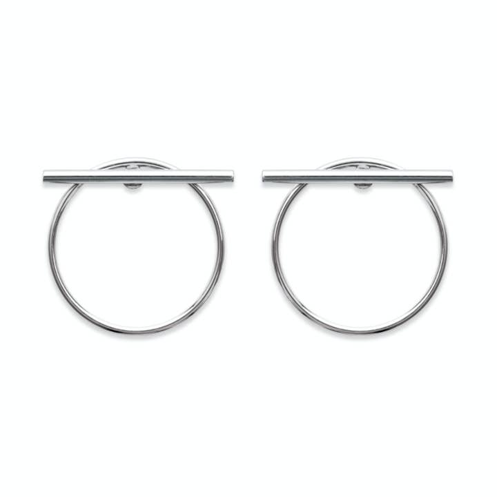 Boucles d'oreille plaqué or/ argent ANNE pour la vente par Zelda Bijoux