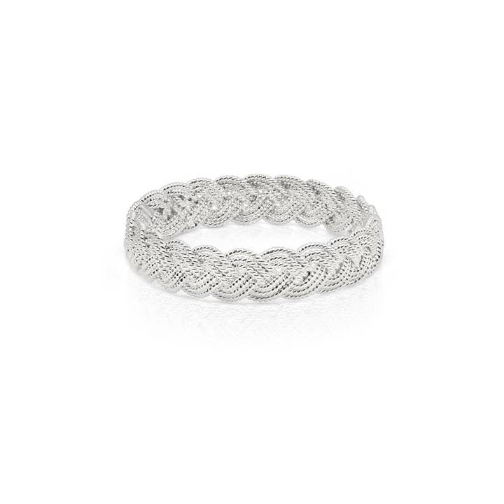 BRAIDED RING for wholesale by OH VOILA JEWELRY