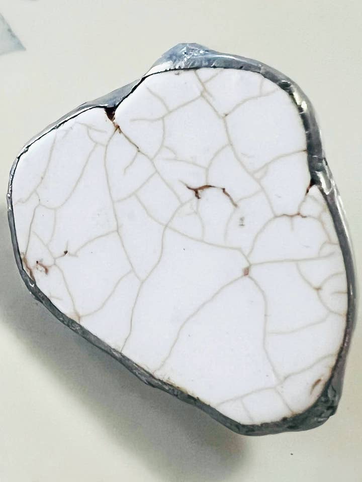 White Buffalo Turquoise Color Soldered Hat Pin Hat Bar for wholesale by Vintage Bliss