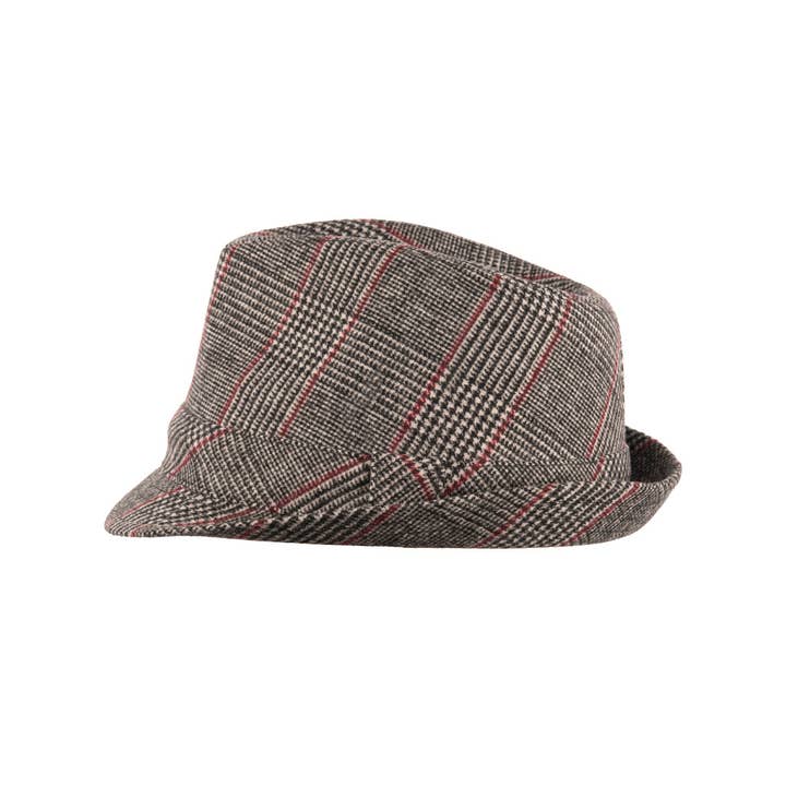 Heritage Traditions - Venta al por mayor Sombrero fedora - Hombre - Sombrero trilby de tweed Prince of Wales Elwood4