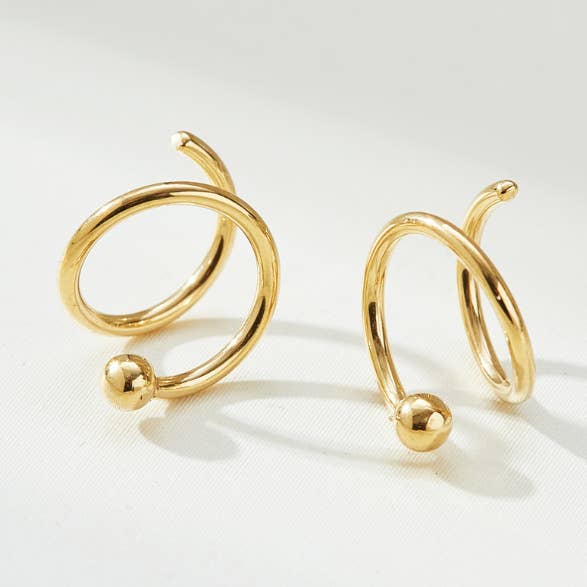 SOPHISTICATED TWIST EARRINGS (PAIR) for wholesale by Ashlen