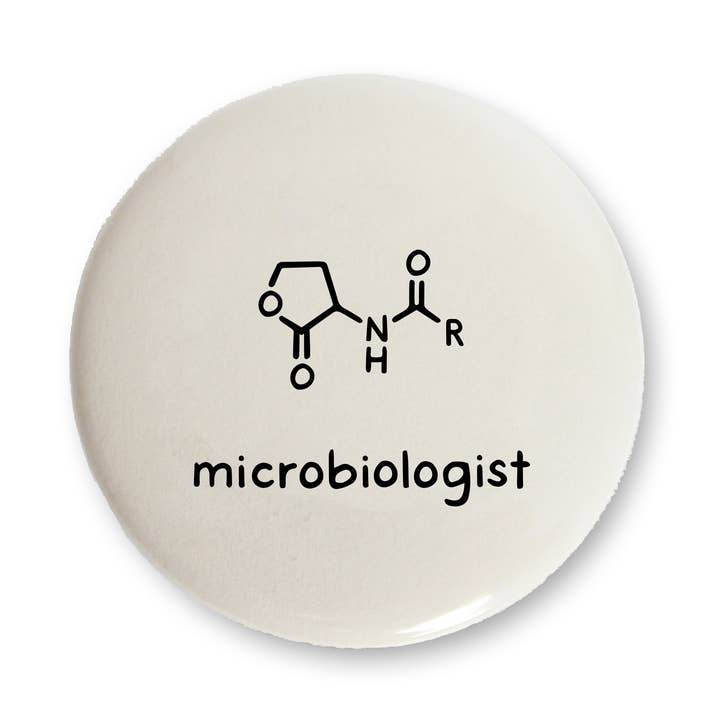 Bouton Microbiologiste pour la vente par The Chemist Tree