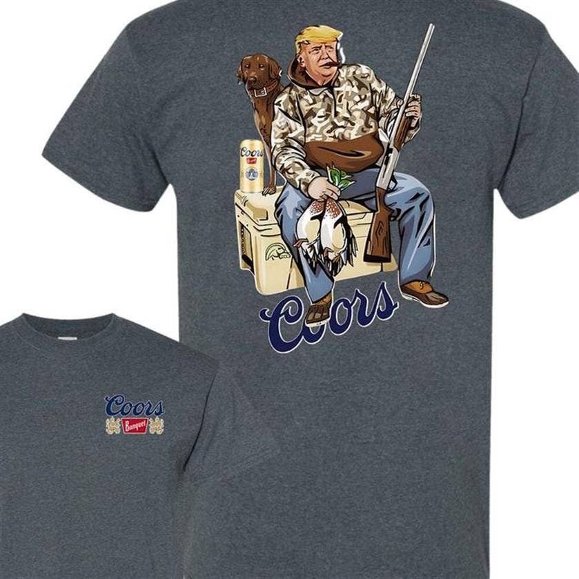 TheKingShirt - Wholesale Graphic Sweatshirt - Women's - Hunter Trump Coors Banquet Beer T-Shirt - Hunting Season3