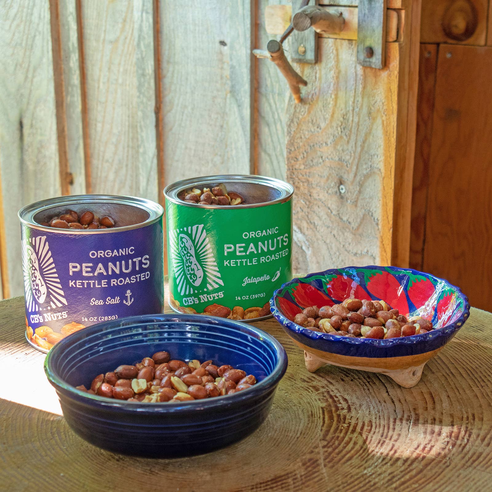 CB's Nuts - Vente Noix - Boîte de 14 oz de cacahuètes biologiques grillées à la marmite - Jalapeno4