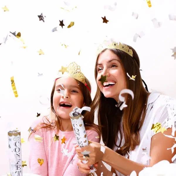 TOPS Malibu - Wholesale Confetti - Confetti Fountain 9.5" - Top Hat Party - "2025"