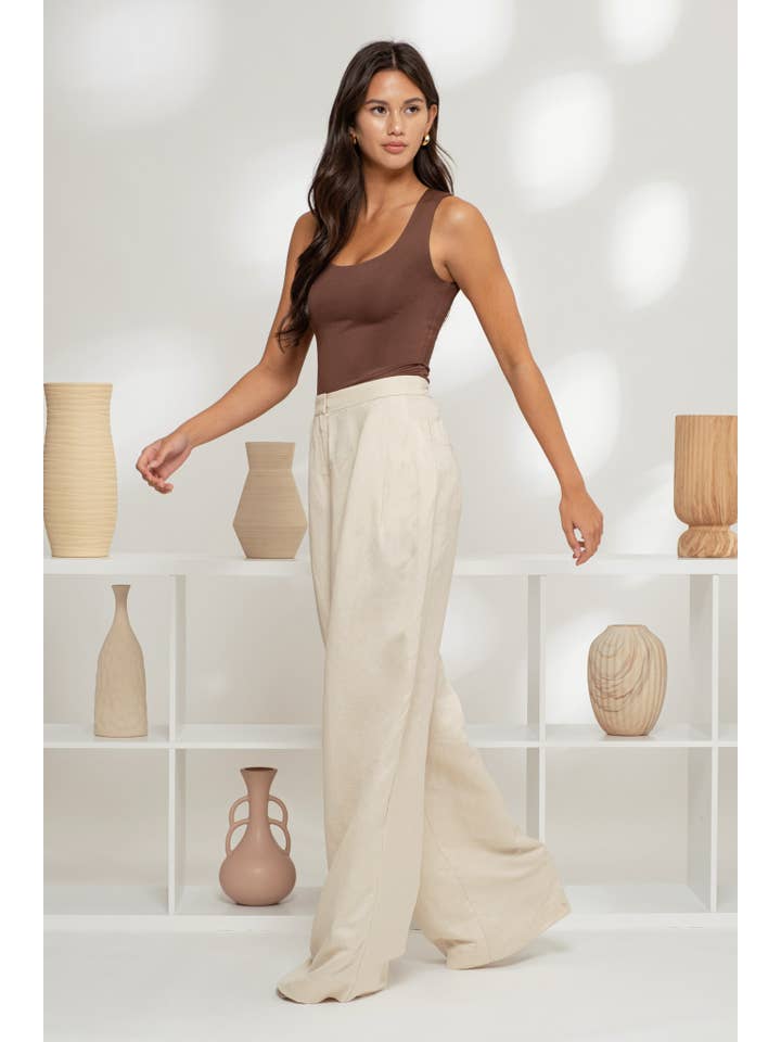 The Workshop Studio - Wholesale Knit Top - Women's - REVERSIBLE SCOOP NECK SLEEVELESS KNIT TANK TOP23