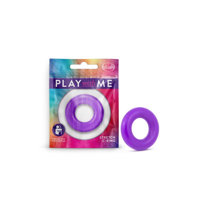 Blush - Wholesale Sex Toy - Play With Me - Stretch C-Ring - 50 Pieces5