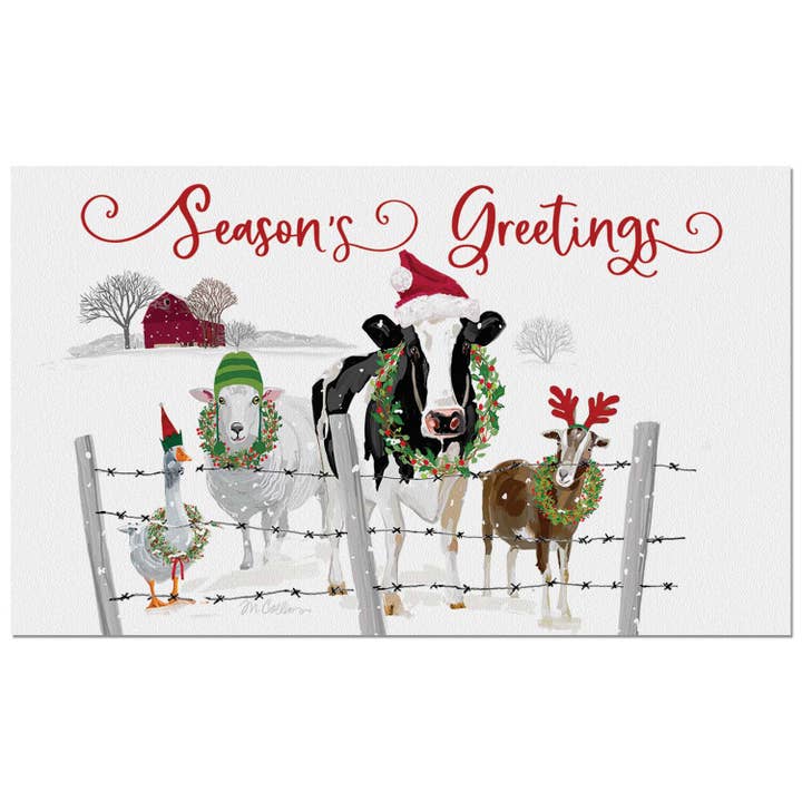 CounterArt/Highland Home/Thirstystone/CoasterStone - Wholesale Door mat - Holiday Greeters Indoor/Outdoor Entryway Floor Mat