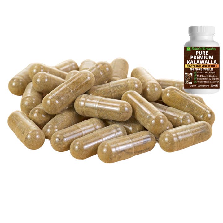 Behalal Organics – wholesale Oralt tillskott/Vitamin – Kalawalla Kapsel Pure Premium Polypodium Leucotomos 500 mg 12