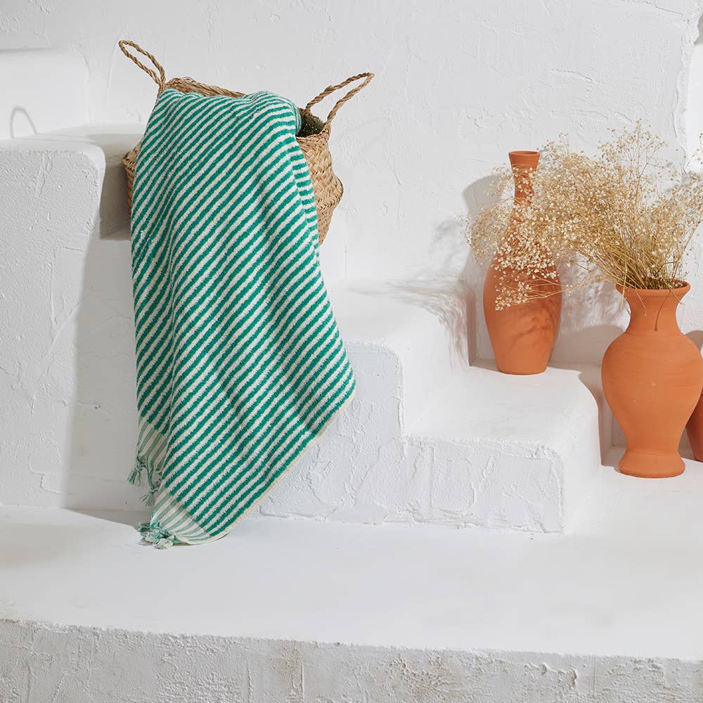 Kikoya - Wholesale Bath Towel - Stripe Handloom Bath Turkish Towels Vintage Bohemian Look8