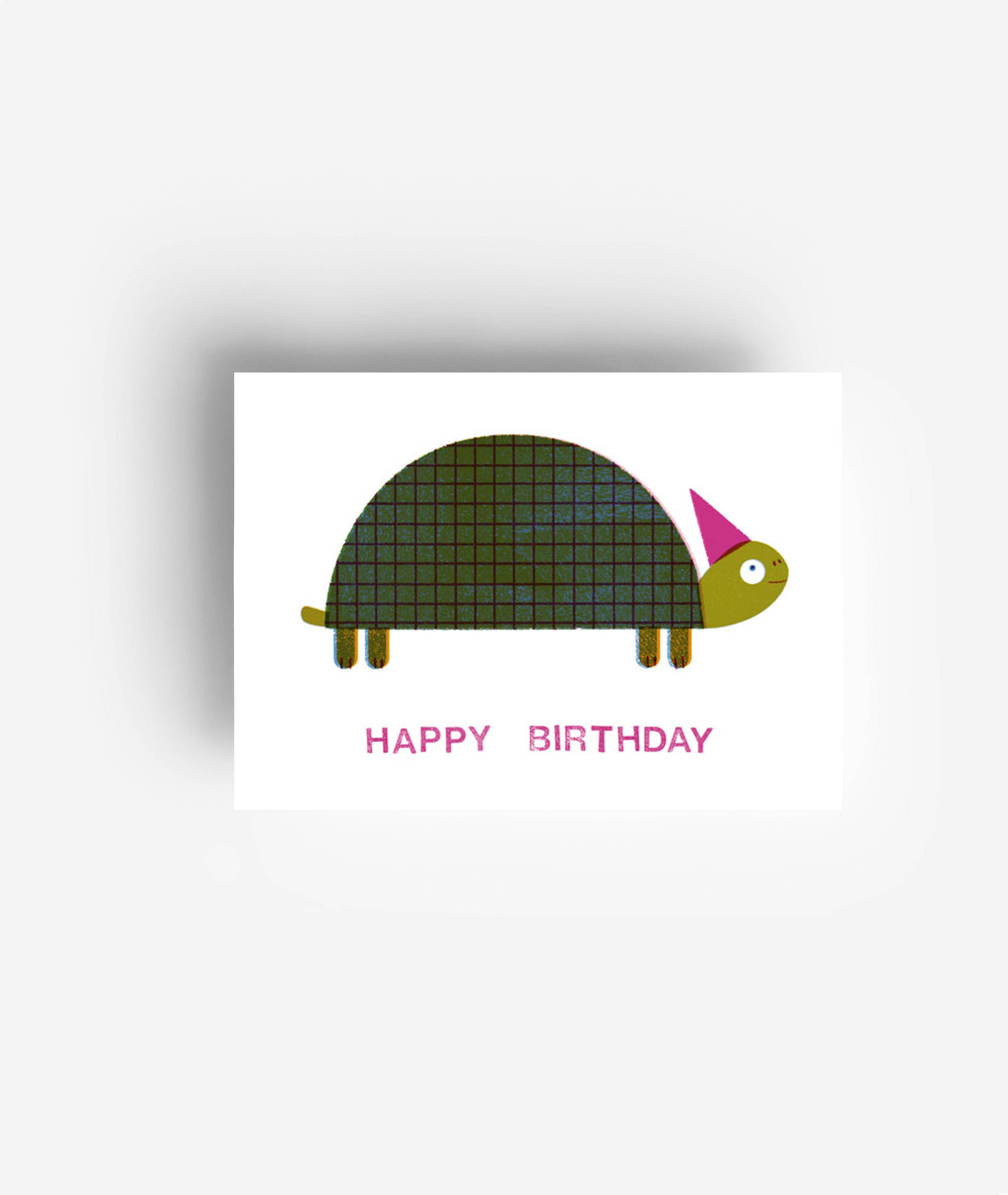 jungwiealt - Wholesale Postcard - Birthday Turtle Postcard DIN A60