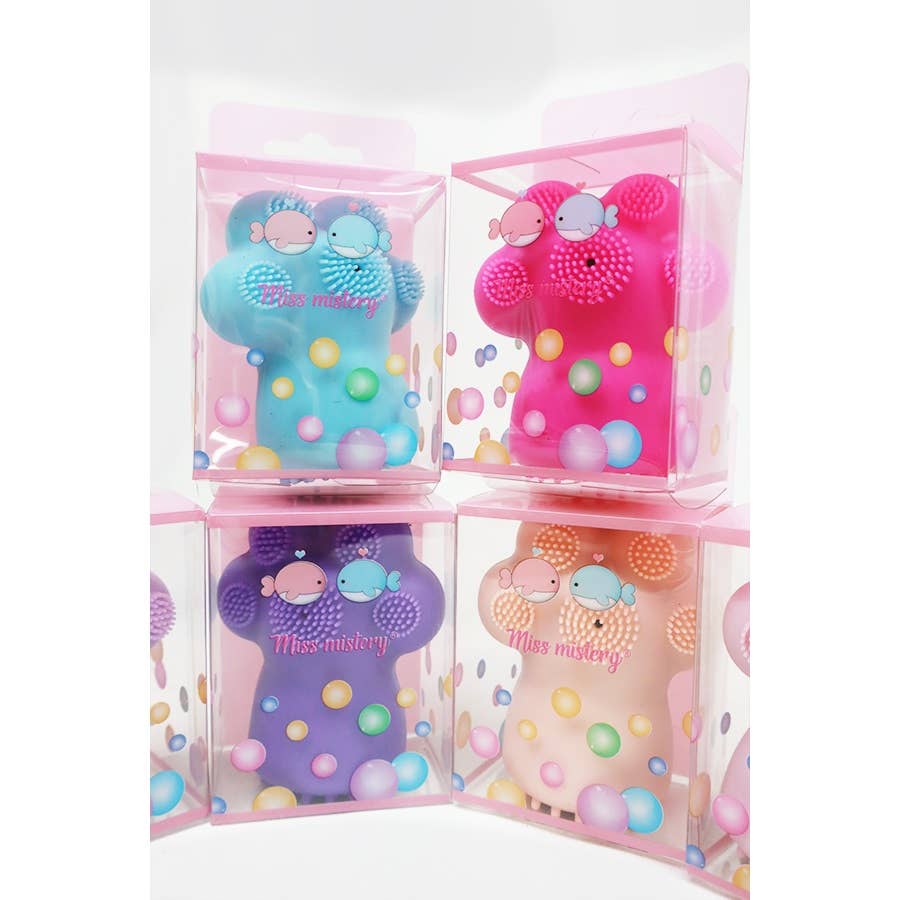 MIX COLOR Paw Face Scrubber Exfoliating Brush Tool for wholesale on Faire3