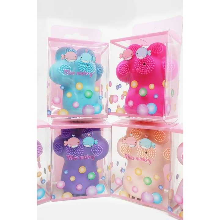 MIX COLOR Paw Face Scrubber Exfoliating Brush Tool for wholesale on Faire3