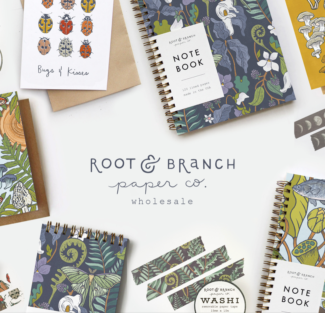 Root & Branch Paper Co. - Wholesale Baby Card - So Glad You Were Born Card - Island Lily2