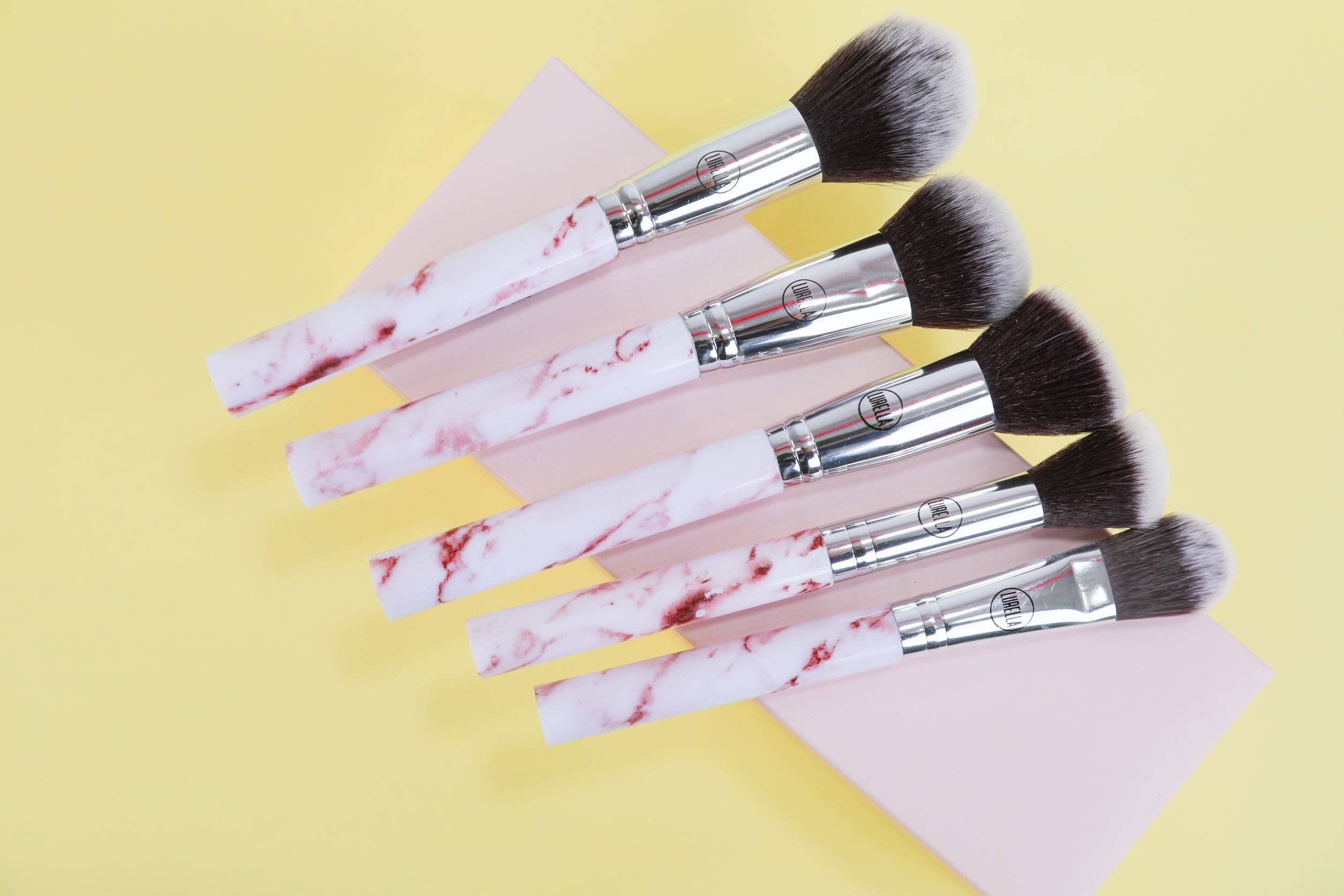 Lurella Cosmetics - Wholesale Make-up brush set - Deluxe Marble Brush Set4
