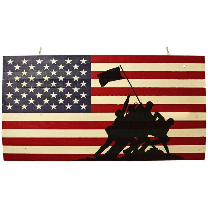 Raising the Flag American Flags for wholesale by Lee Display