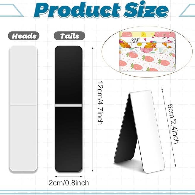 Raven Design – Engroshandel Bogmærke – Sød spøgelsesdans//Magnet Fold Bogmærke 4