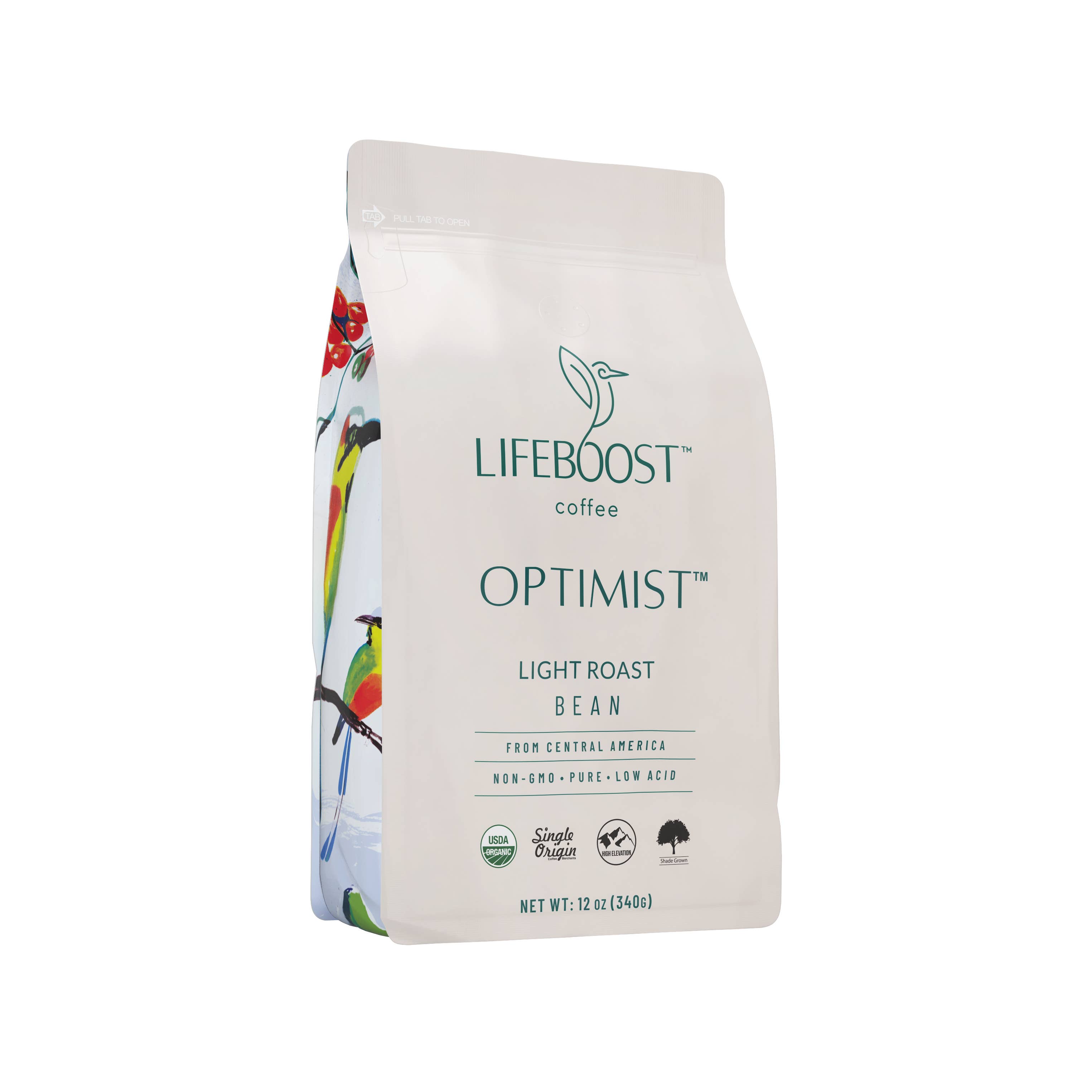 Lifeboost Coffee - Wholesale Coffee Beans - Optimist Light Roast