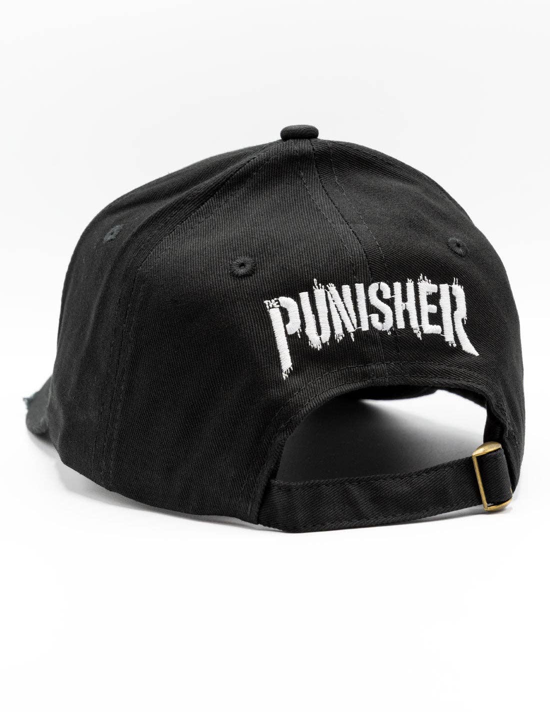 COTTON DIVISION - Vente Casquette de baseball – unisexe - Casquette Marvel The Punisher - Grungy Punisher3