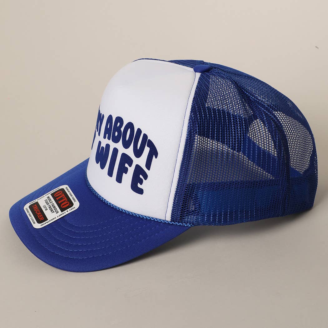 Fashion City – wholesale Truckerkeps – Unisex – Förlåt för min fru&man meshkeps18