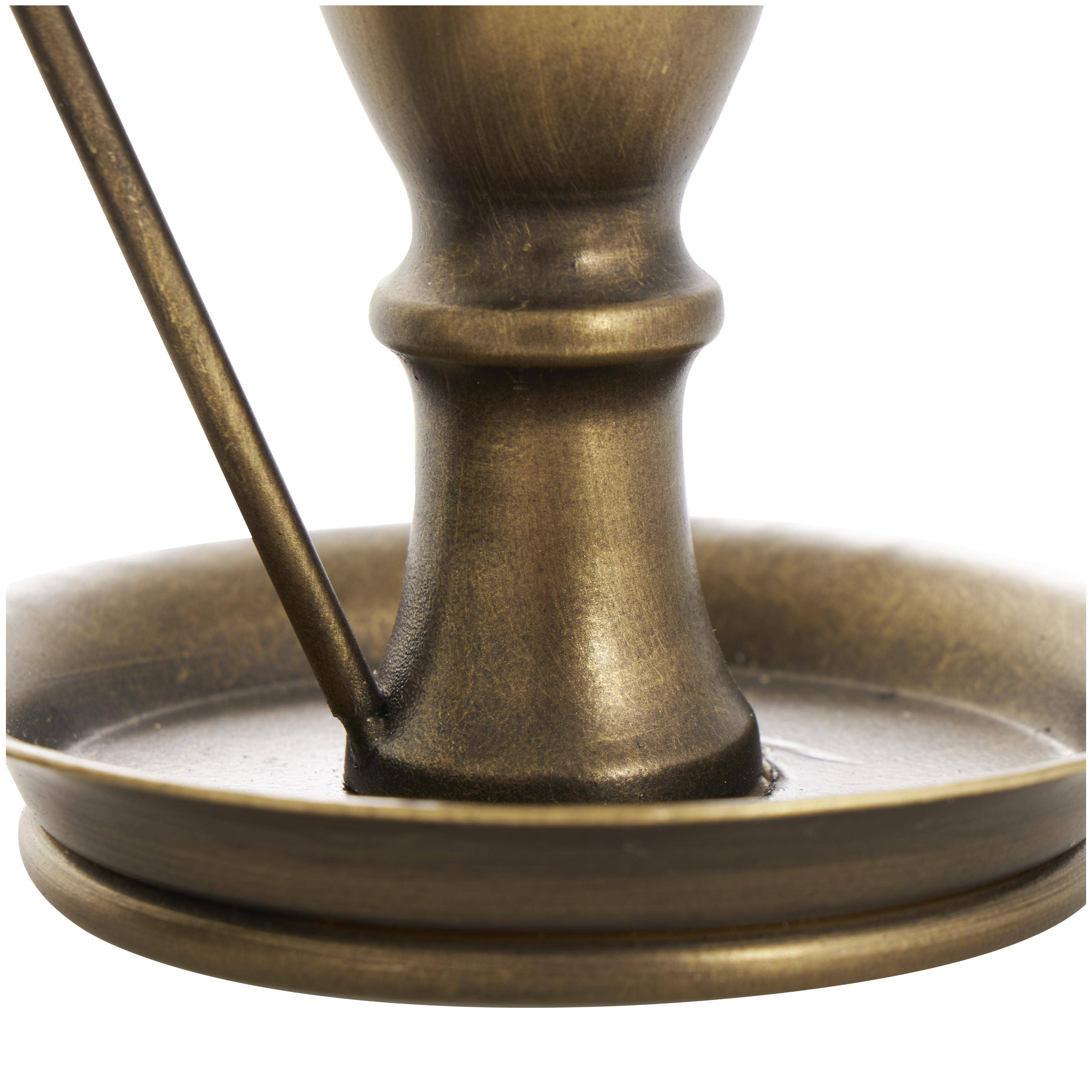 Deco Marché - Wholesale Candle Holder - Traditional Bronze Metal Candle Holder Set8