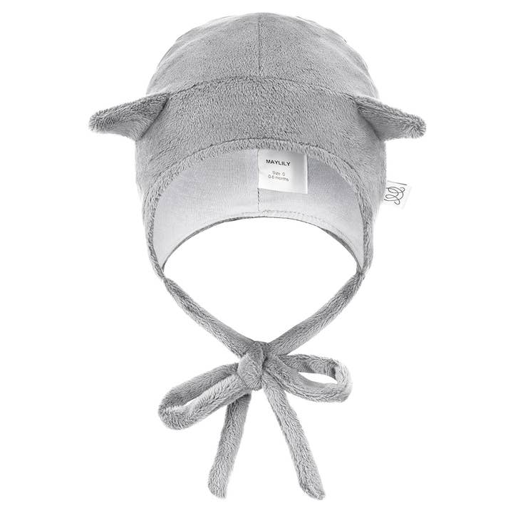 Winter baby muts superkat - grijs voor wholesale door MAYLILY