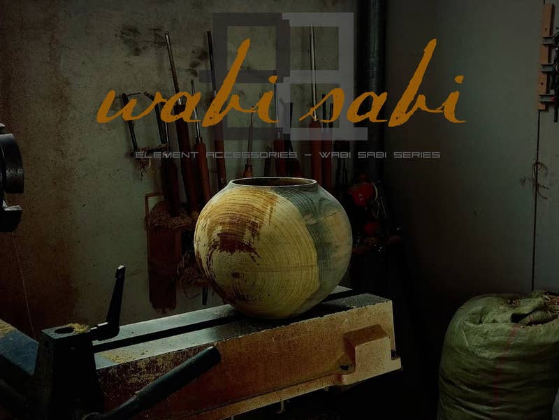 Element Accessories EU - Wholesale Decorative Plate/Dish/Bowl - Wabi Sabi wooden bowl hand-carved by master artisan1