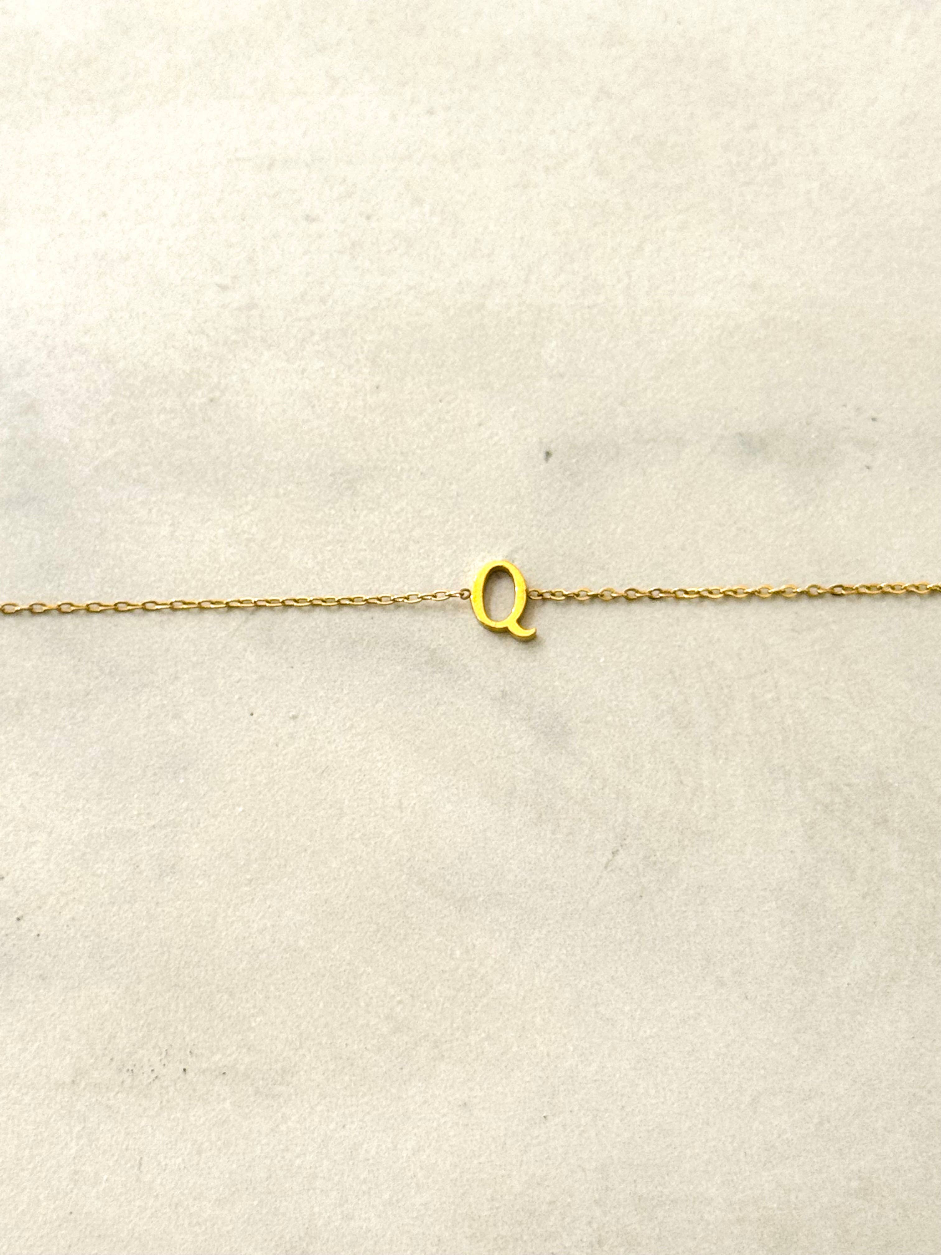 Cassette Barcelona - Wholesale Charm/Dangle Bracelet - Minimal Stainless Steel Initial Bracelet17