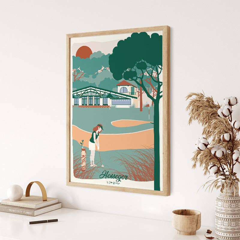 Julie Roubergue - Wholesale Poster - Display HOSSEGOR, The Golf3