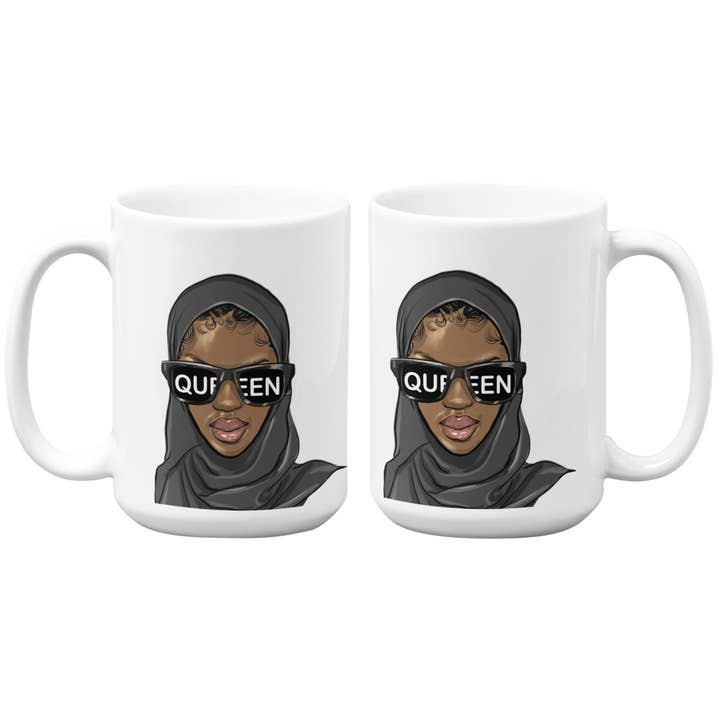 Black Muslim Queen Mug15oz | Black Woman for wholesale by Educup Yourself