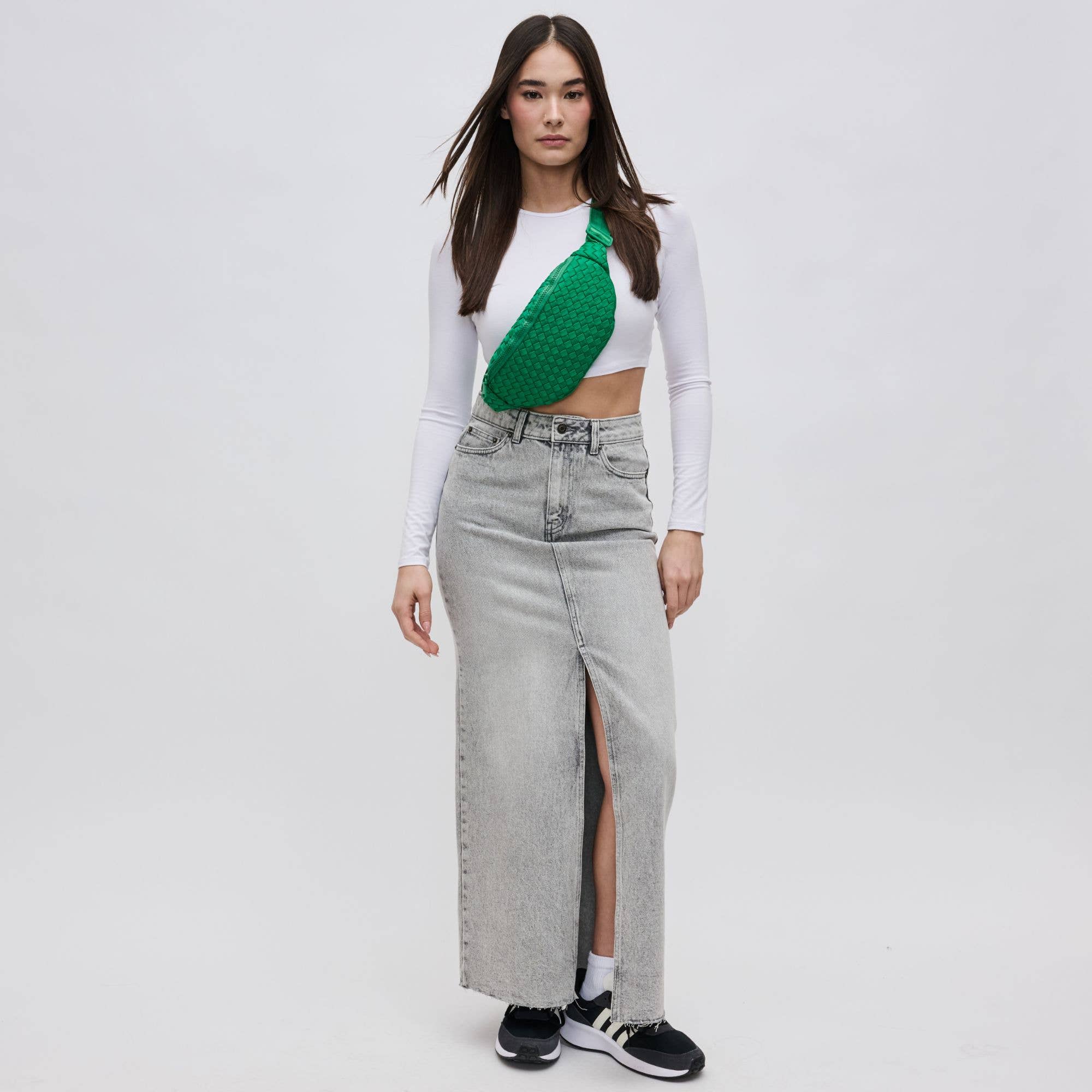 Sol and Selene - Wholesale Belt Bag - Women's - Aim High Woven Neoprene Belt Bag67