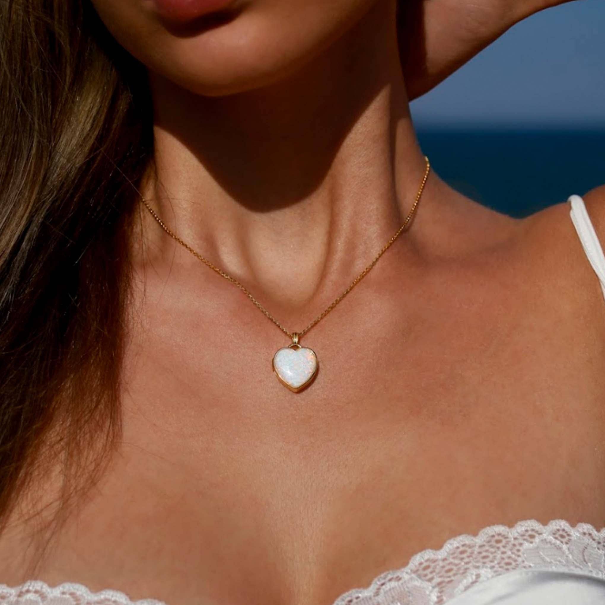 La Kaiser - Vendita all'ingrosso Collane con medaglione - Medaglione Mia Heart Of Opal2