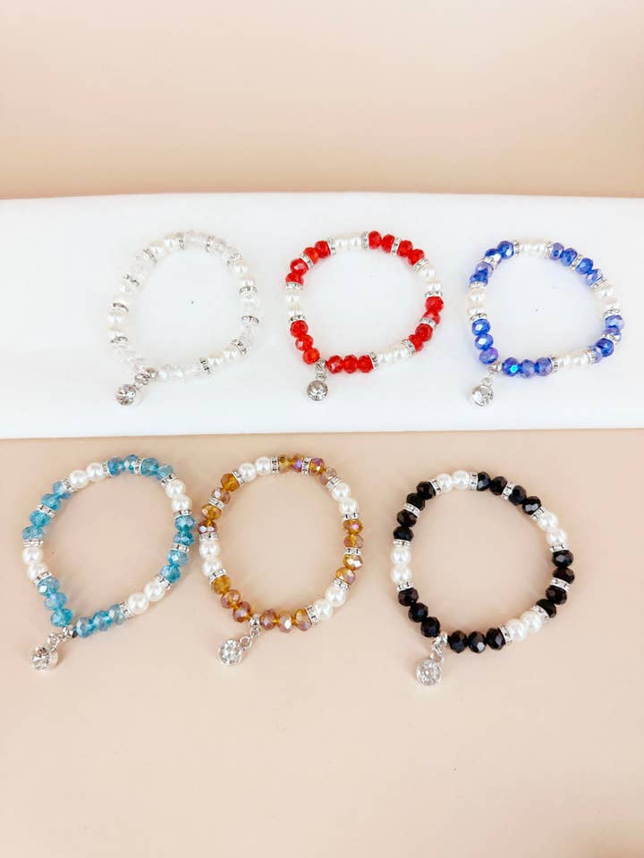 12 Pulseiras de pérolas por atacado de D Bijoux