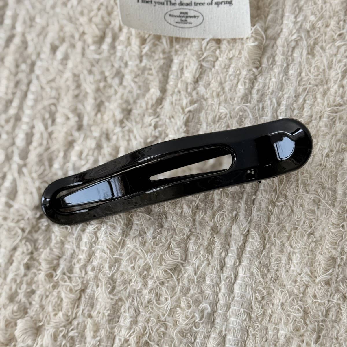 ACCITY - Wholesale Hair Clip - Women's - Black Bow Hair Clip Elegant Side Bangs Style_CWAHA081322