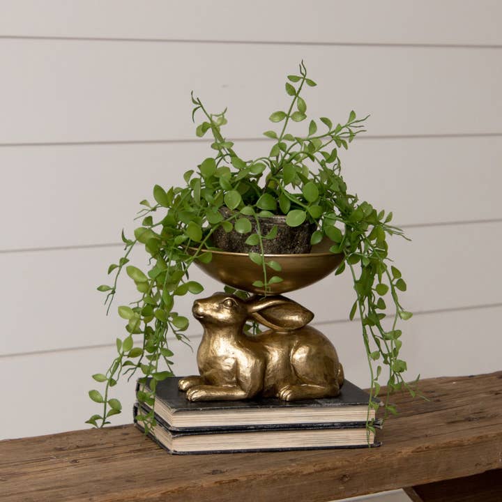 Audrey's Home & Gift - Wholesale Decorative figurine - Rabbit Bowl Figurine (PC)2