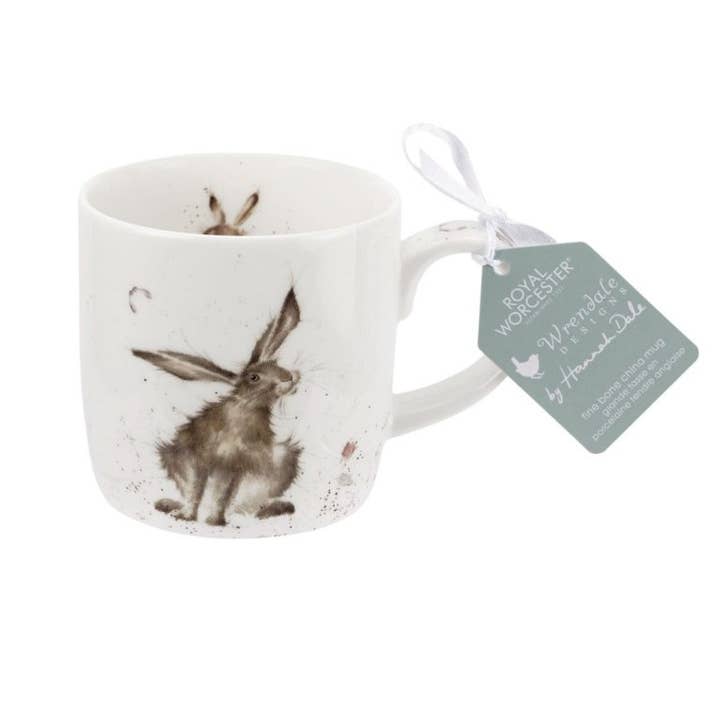 The Lincoln Tea & Coffee Co – wholesale Coffee mug – Royal Worcester Wrendale Designs Good Hare Day Fine Bone China Mug