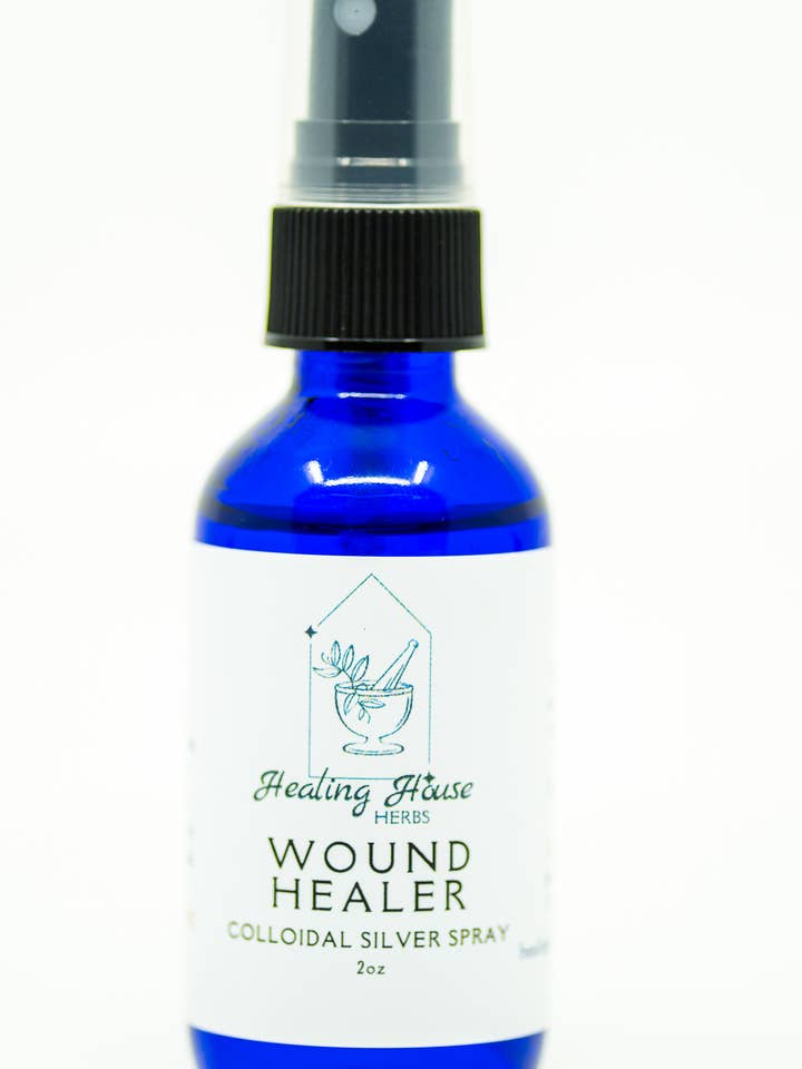 Wound Healer - Colloidal Silver Spray for wholesale by Healing House Herbs