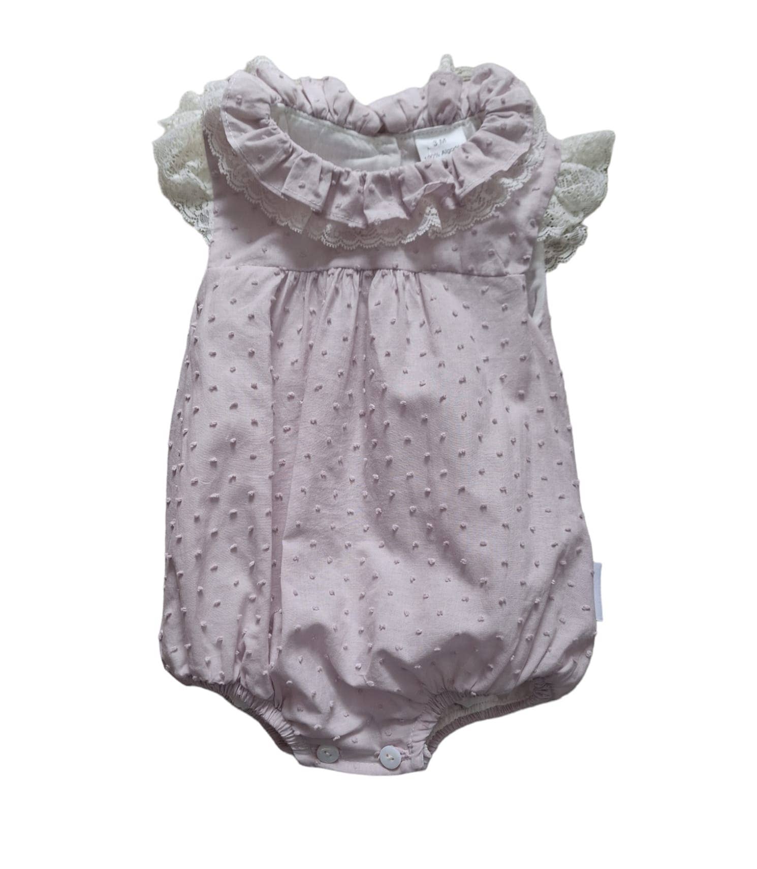 Cotton Socks - Vendita all'ingrosso Tutina (senza piedini) - Neonati - 024DU-15 FOFO C/ PIZZO NEONATO2