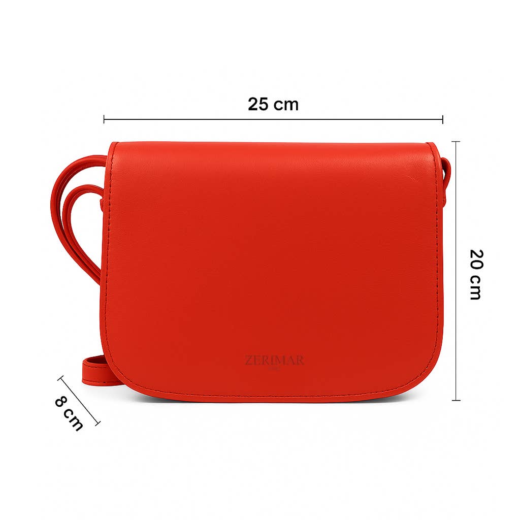 Zerimar 1942 - Wholesale Shoulder Bag - Women's - Zerimar Bolso Bandolera 100% Piel Medidas: 20x8x252