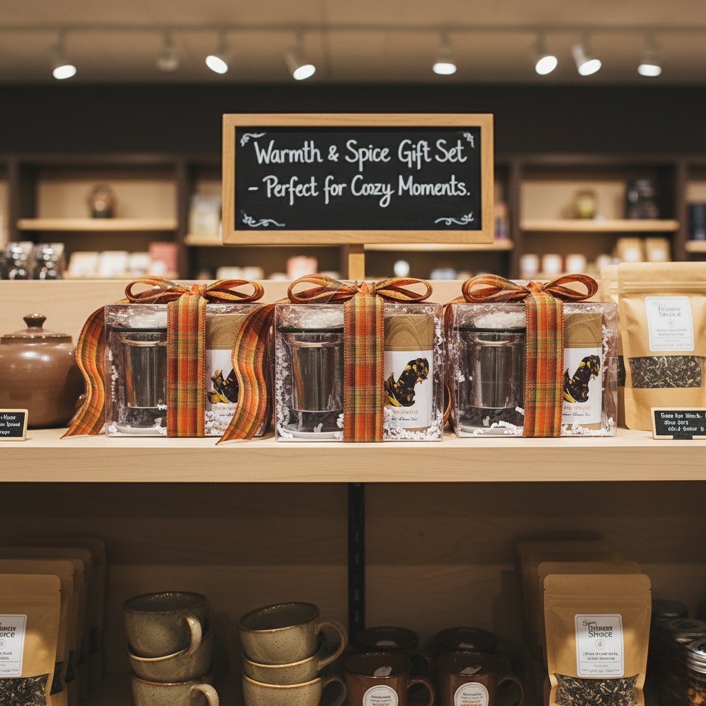 Foxy Tea® - Wholesale Tea Set - Tea Gift Set – Mug/Lid, Infuser, Tea, Towel, Sugar Crystals6