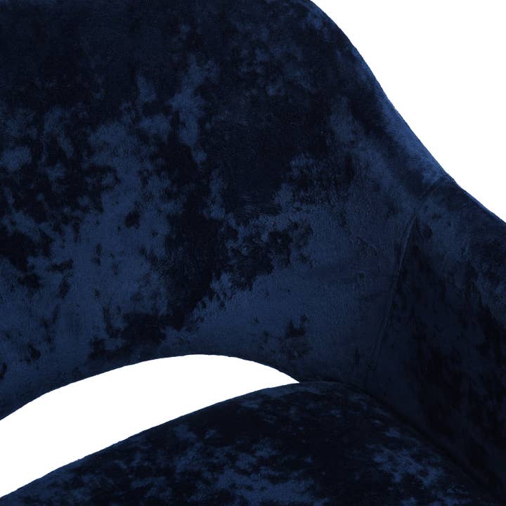 39F Inc. - Wholesale Chair - Modern Armchair Accent Chair-Gold Legs-Navy Blue Velvelt4