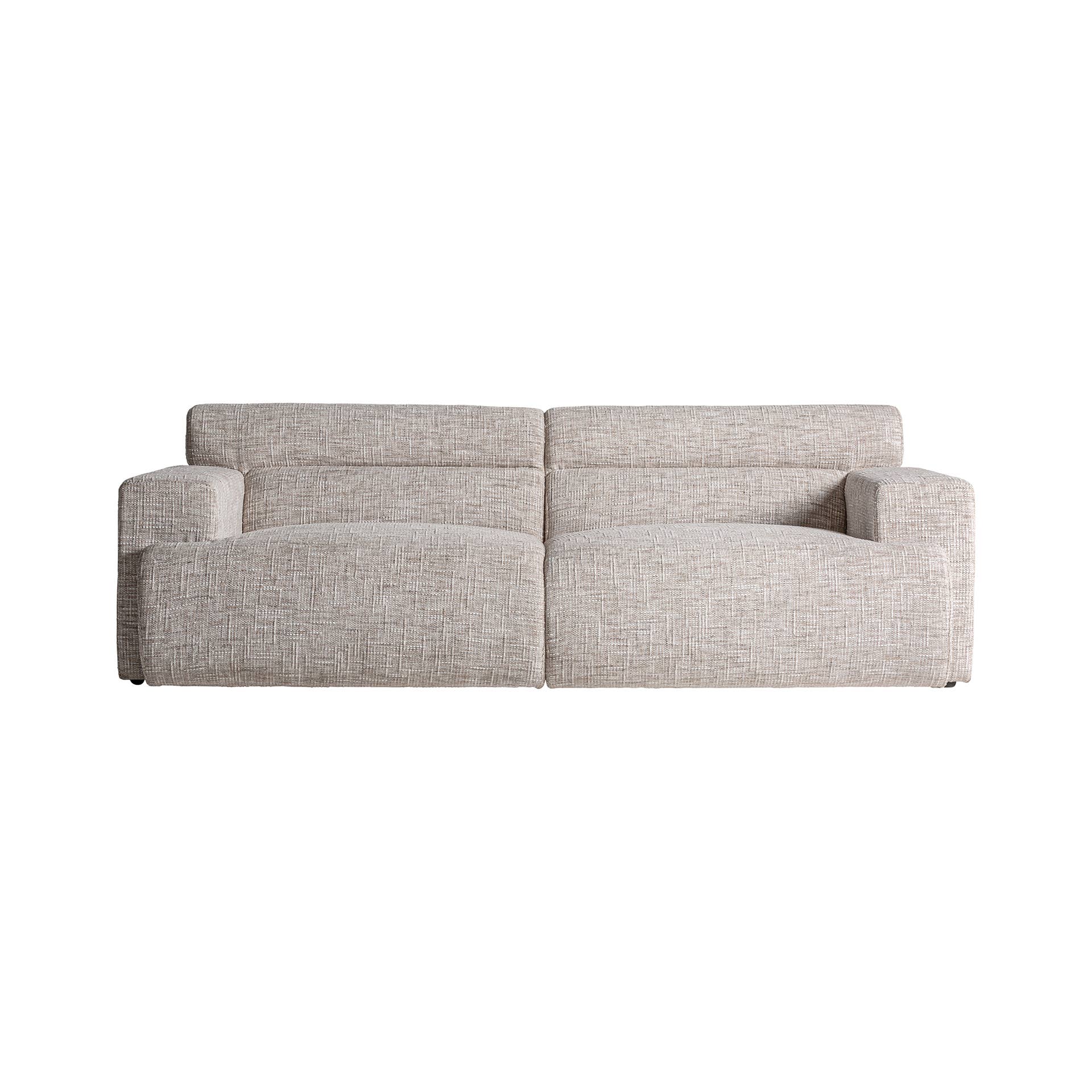 Kodu Home Design - Wholesale Sofa - Polyester sofa in mottled beige color, 210x97x69cm0