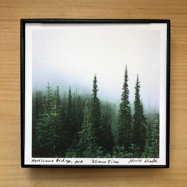 4x4" inramat tryck - Hurricane Ridge för wholesale av Nicole Mark Photography