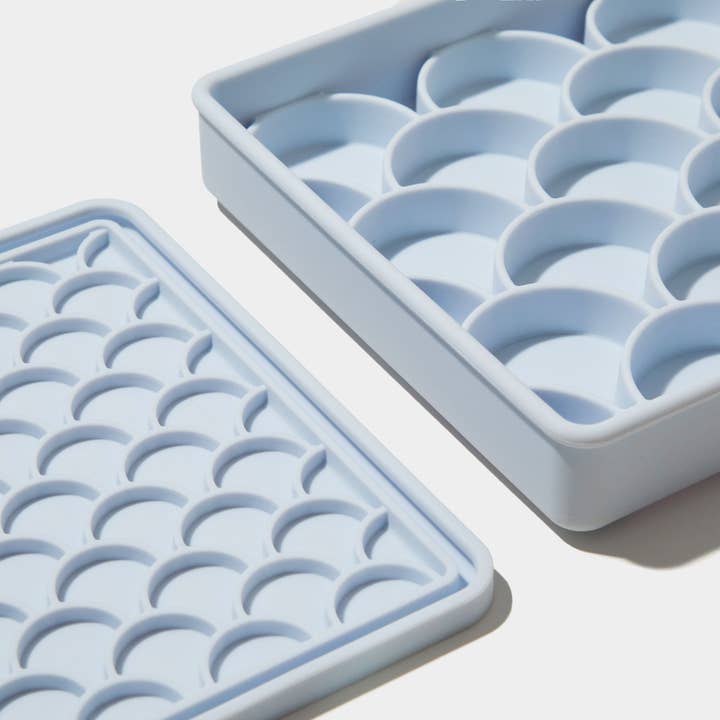 3-in-1 fish scale slow feeder bowl - sky for wholesale on Faire1