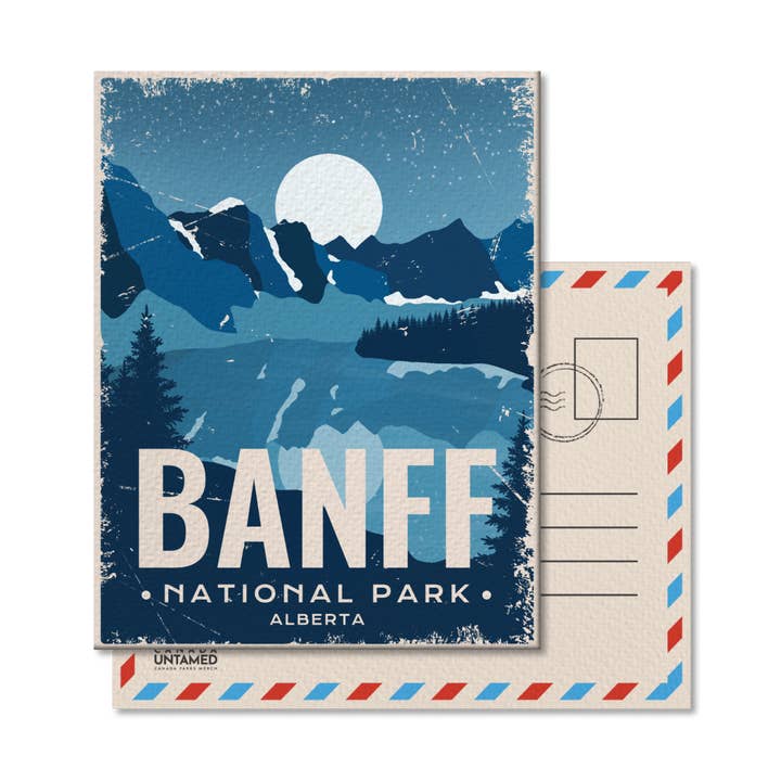 Banff National Park of Canada Park Vykort för wholesale av Canada Untamed