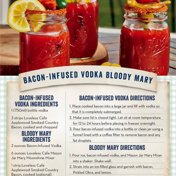 The Loveless Cafe - Wholesale Cocktail Mix/Syrup - Mason Jar Mary2