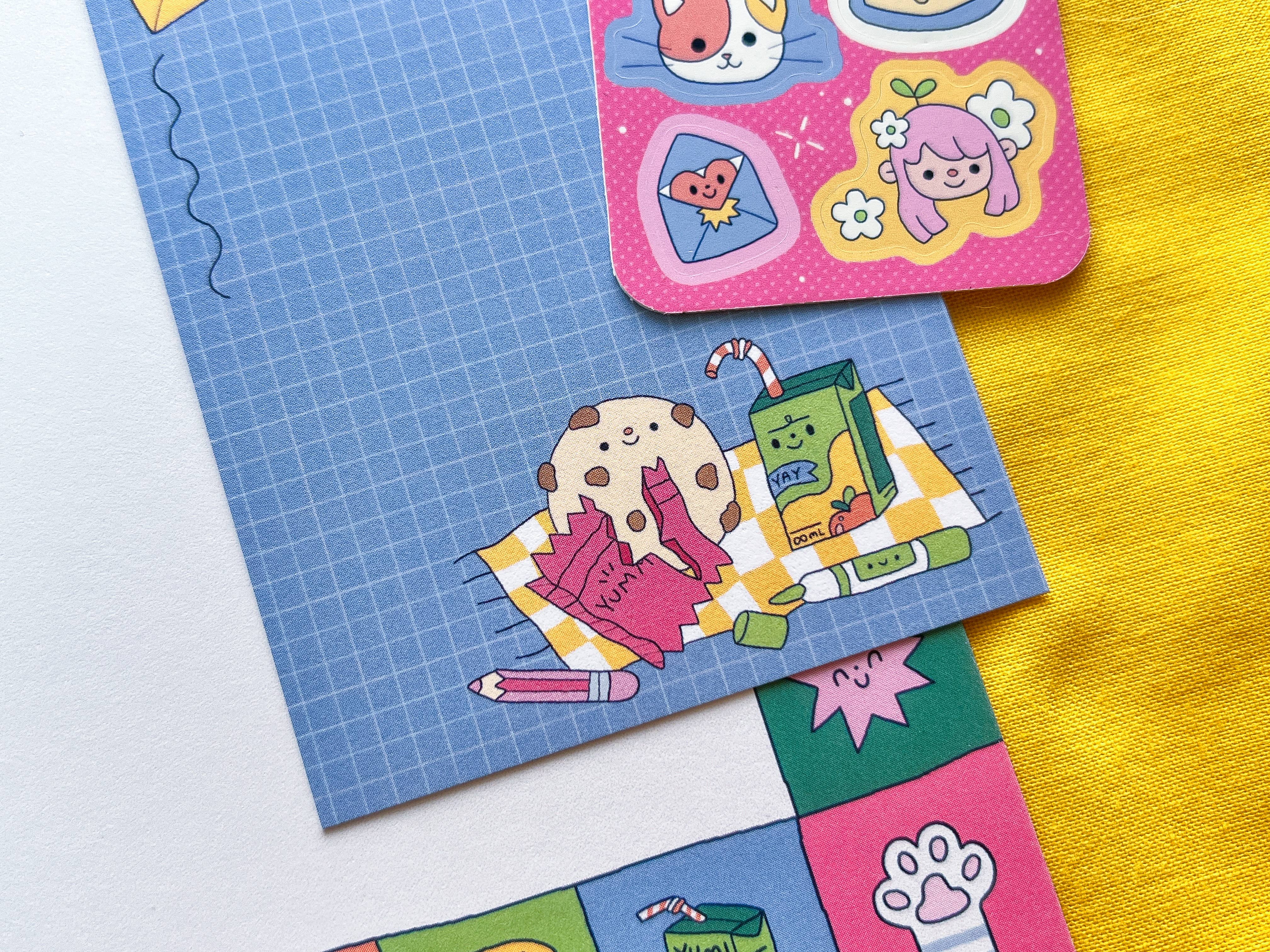 Ivna Lins - Wholesale Stationery/Notecard Set - Comfy Letter Writing Set - Cute & Cozy Stationery Kit2